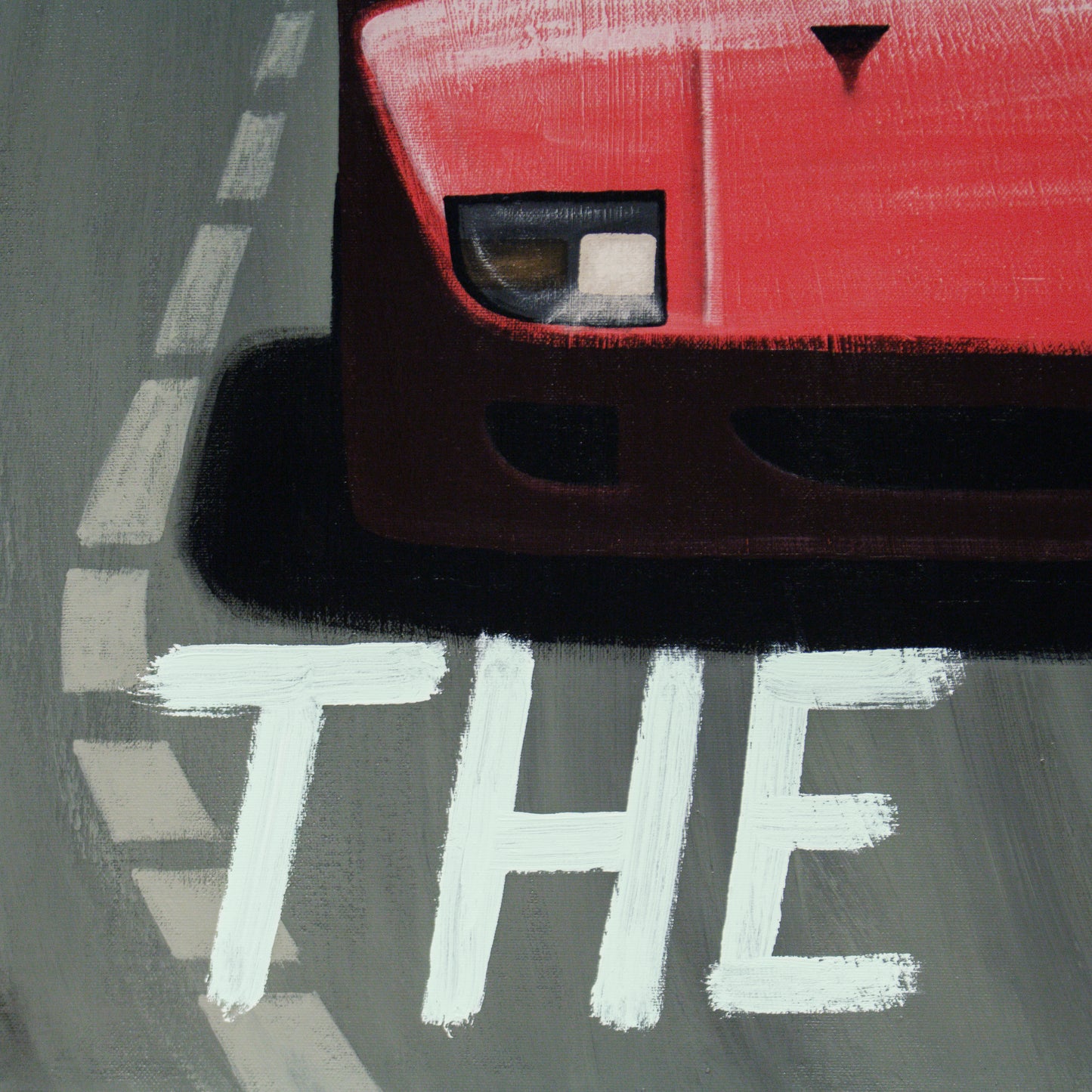 Ferrari Enzo, F40, F50 car painting - original automotive art by artist Odin Larsen