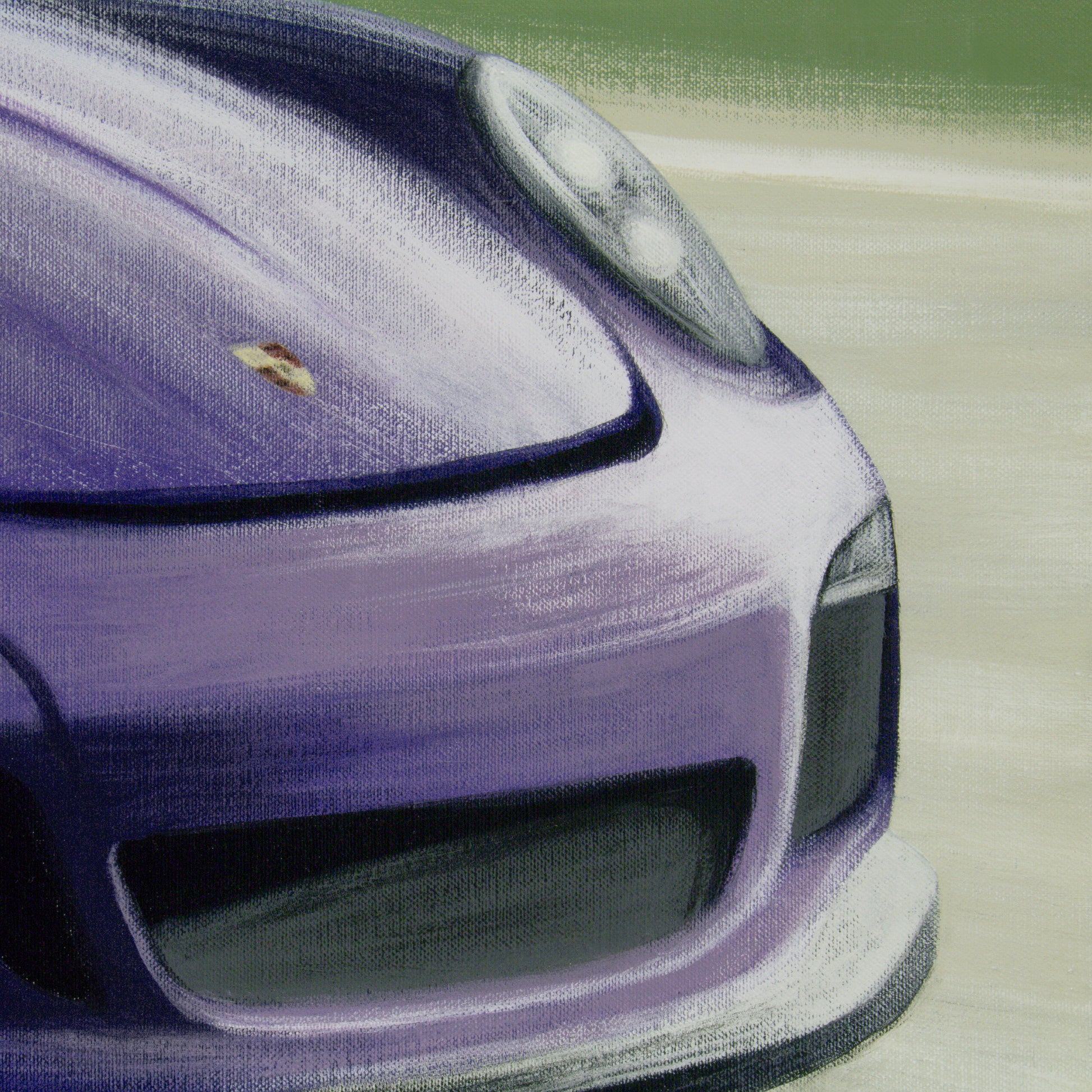 Porsche 911 GT3 RS car painting - original automotive art by artist Odin Larsen