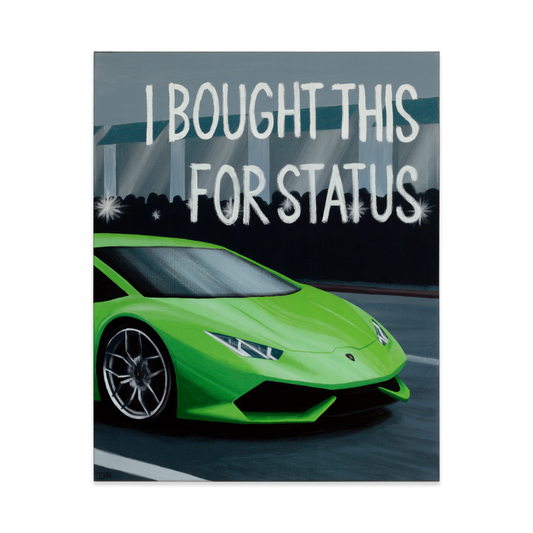 Lamborghini Huracan car painting - original automotive art by artist Odin Larsen