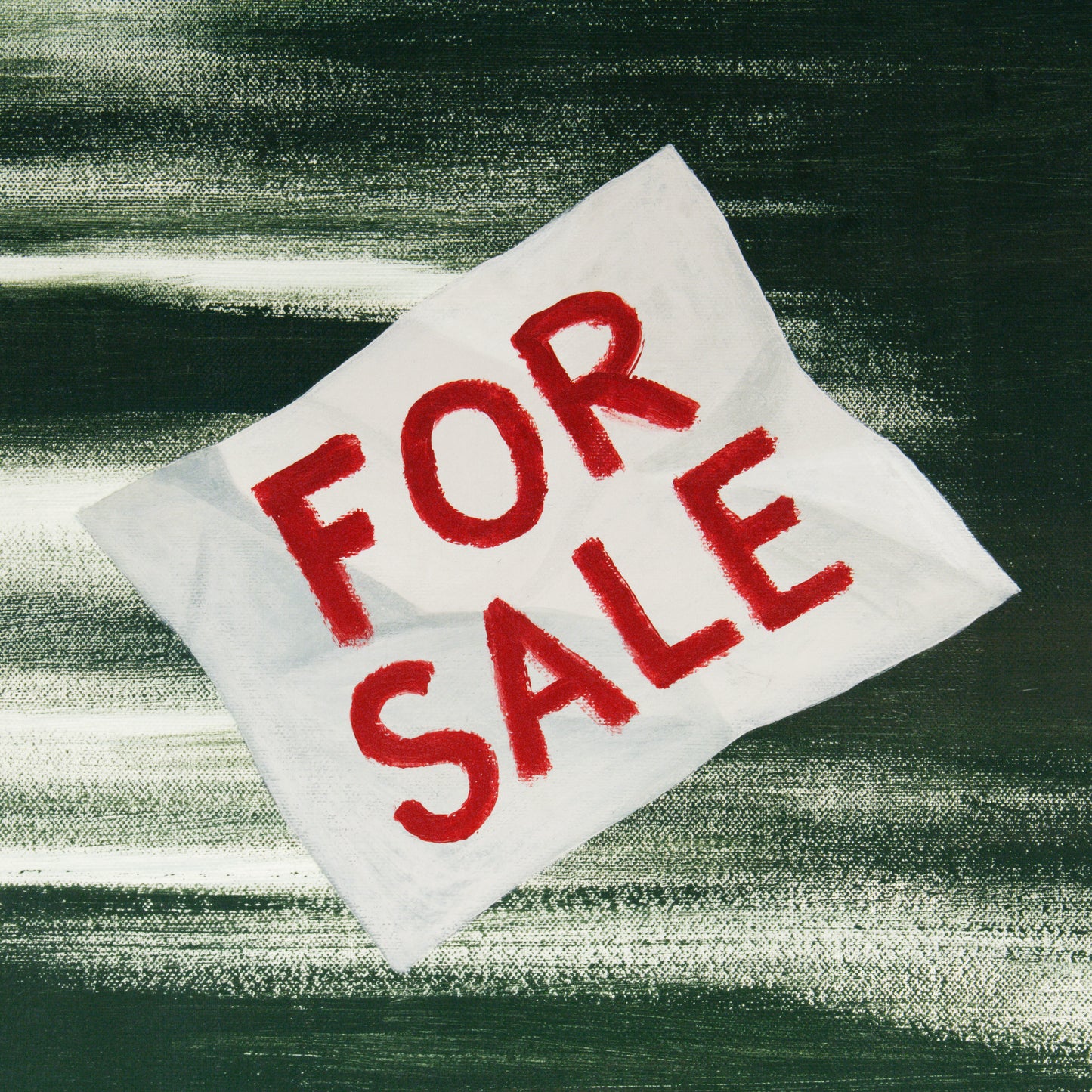 Ford GT40 car painting - original automotive art by artist Odin Larsen