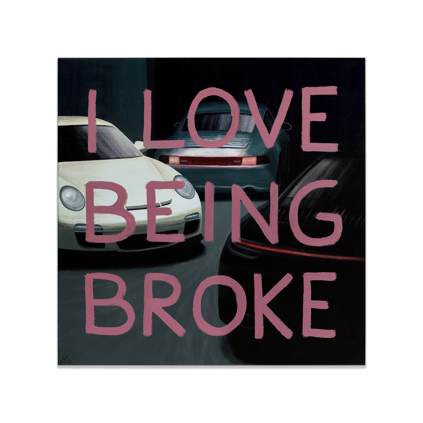 Porsche 911 (993, 997, 992) car painting - original automotive art by artist Odin Larsen