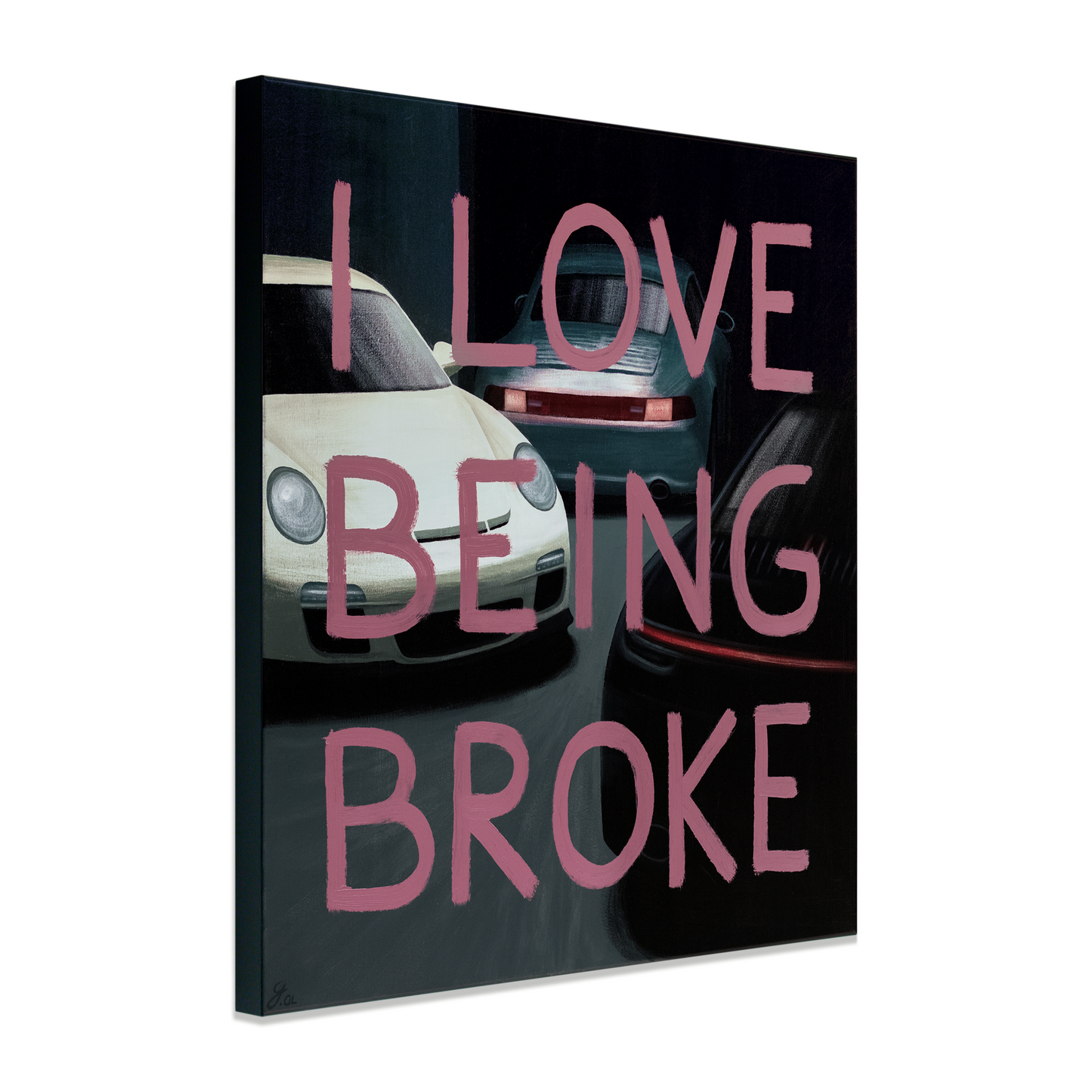 Porsche 911 (993, 997, 992) car painting - original automotive art by artist Odin Larsen